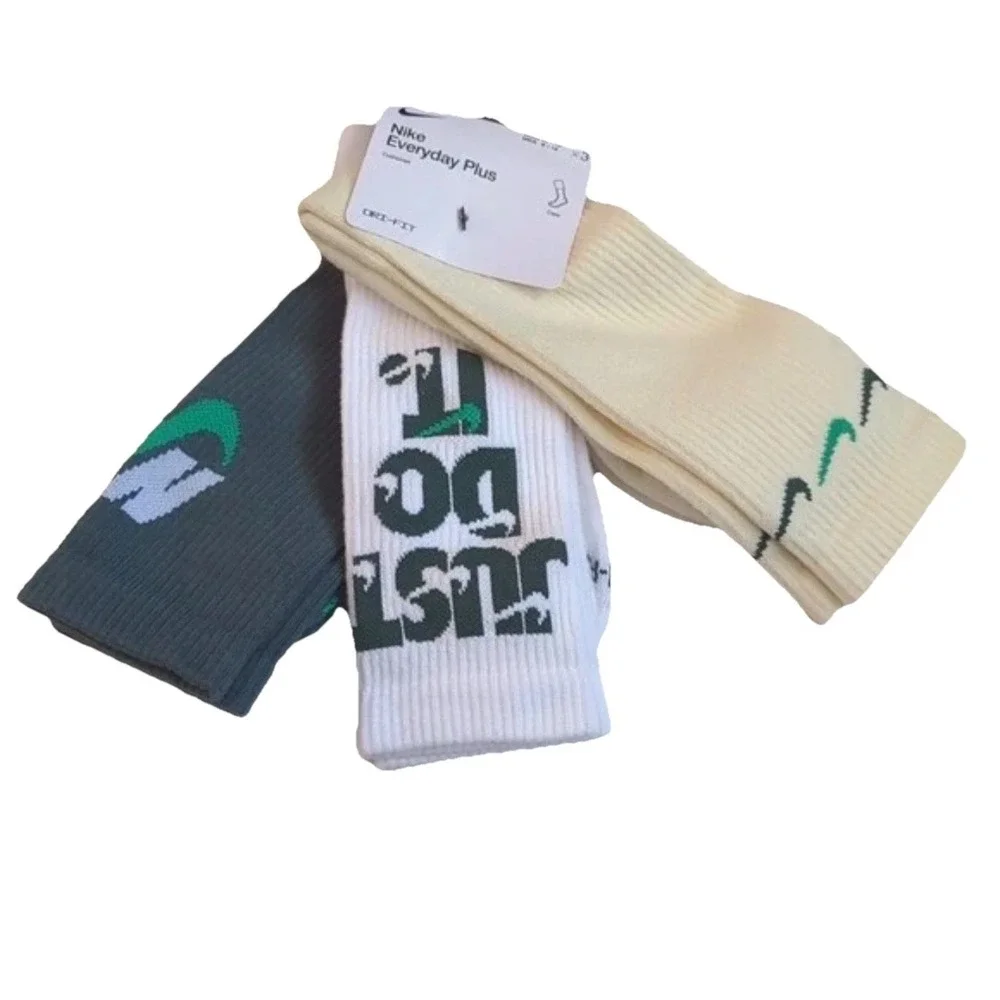 Nike Men's 3-Pack Everyday Plus Cushioned Crew Socks